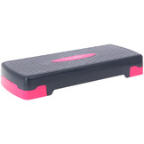 HMS AS002 Aerobic Fitness Stepbank (Roze, 3-traps, Verstelbaar)