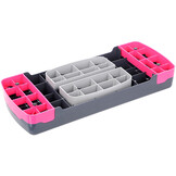 HMS AS002 Aerobic Fitness Stepbank (Roze, 3-traps, Verstelbaar)