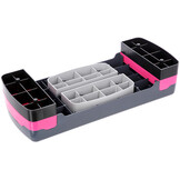 HMS AS002 Aerobic Fitness Stepbank (Roze, 3-traps, Verstelbaar)