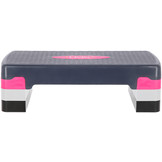 HMS AS002 Aerobic Fitness Stepbank (Roze, 3-traps, Verstelbaar)
