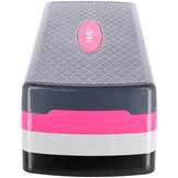 HMS AS002 Aerobic Fitness Stepbank (Roze, 3-traps, Verstelbaar)