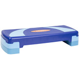 HMS AS004 Aerobic Fitness Stepbank (Blauw, 3-traps, Verstelbaar)