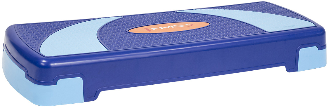 HMS AS004 Aerobic Fitness Stepbank (Blauw, 3-traps, Verstelbaar)