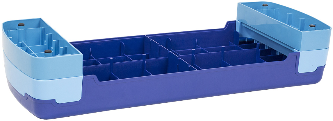 HMS AS004 Aerobic Fitness Stepbank (Blauw, 3-traps, Verstelbaar)