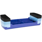 HMS AS004 Aerobic Fitness Stepbank (Blauw, 3-traps, Verstelbaar)