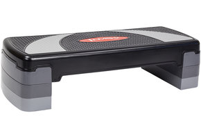 HMS AS004 Aerobic Fitness Stepbank (Zwart, 3-traps, Verstelbaar)