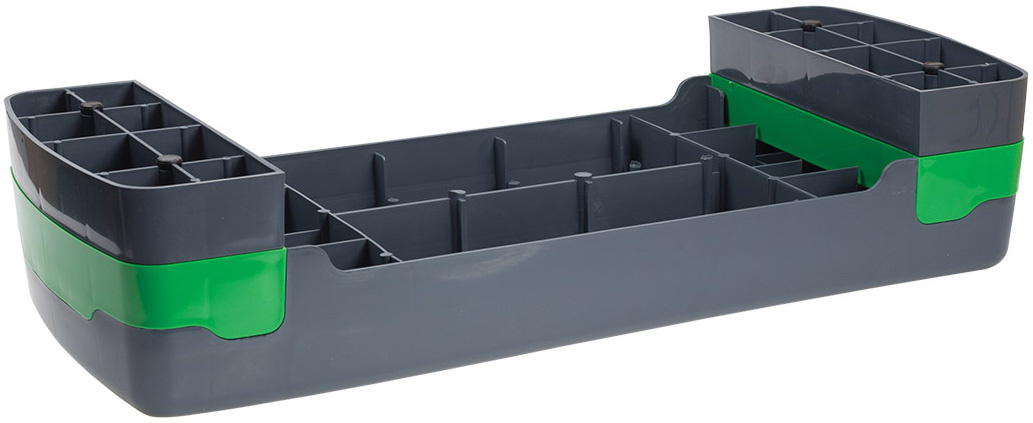 HMS AS003 Aerobic Fitness Stepbank (Groen, 2-traps, Verstelbaar)