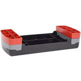 HMS AS003 Aerobic Fitness Stepbank (Rood, 2-traps, Verstelbaar)