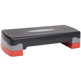 HMS AS003 Aerobic Fitness Stepbank (Rood, 2-traps, Verstelbaar)