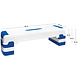 HMS HMS AS005 Aerobic Fitness Stepbank (Wit, 3-traps, Verstelbaar) HMS HMS AS005 Aerobic Fitness Stepbank (Wit, 3-traps, Verstelbaar)