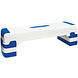 HMS HMS AS005 Aerobic Fitness Stepbank (Wit, 3-traps, Verstelbaar) HMS HMS AS005 Aerobic Fitness Stepbank (Wit, 3-traps, Verstelbaar)