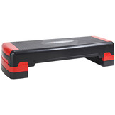 HMS AS005 Aerobic Fitness Stepbank (Rood, 3-traps, Verstelbaar)