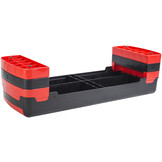 HMS AS005 Aerobic Fitness Stepbank (Rood, 3-traps, Verstelbaar)