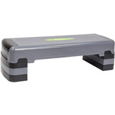 HMS AS005 Aerobic Fitness Stepbank (Zwart, 3-traps, Verstelbaar)