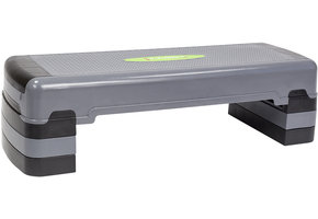 HMS AS005 Aerobic Fitness Stepbank (Zwart, 3-traps, Verstelbaar)
