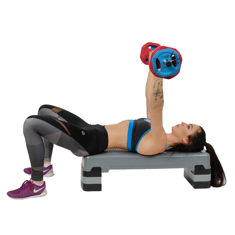 HMS AS005 Aerobic Fitness Stepbank (Zwart, 3-traps, Verstelbaar)