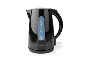 Nedis KAWK130EBK Waterkoker (Zwart, 360° Draaibaar, 1,7L)