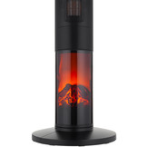 Teesa TSA8051 Keramische Ventilatorkachel met Openhaard Imitatie