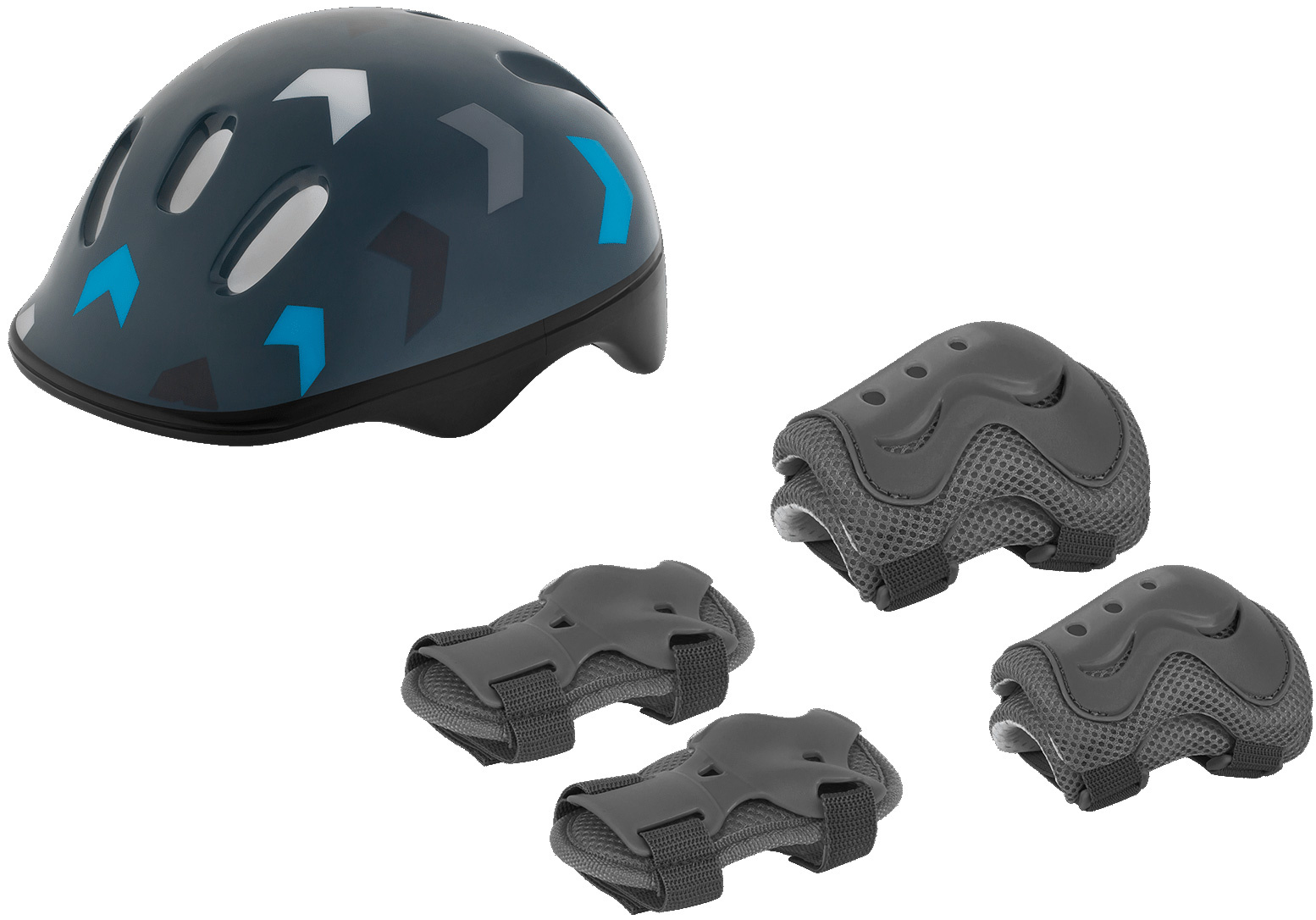 Rebel ZAB0123B Skate-Step Beschermsets voor Kinderen - Donkerblauw