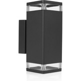 Smartwares OOL-50019 Wandlamp Buiten (Zwart, Tweezijdig)
