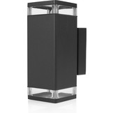 Smartwares OOL-50019 Wandlamp Buiten (Zwart, Tweezijdig)