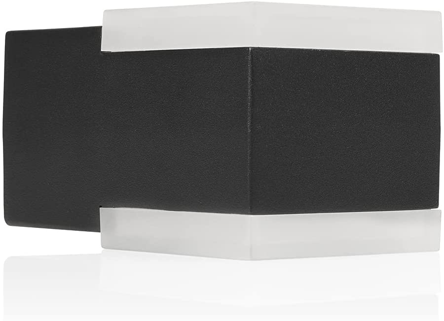 Smartwares OOL-50020 LED Wandlamp Buiten (Zwart, 12W, 3000K, Tweezijdig)