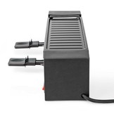 Nedis FCRA210FBK2 Gourmetstel voor 2 personen (Raclette, Grill, 400W)