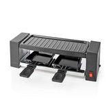 Nedis FCRA210FBK2 Gourmetstel voor 2 personen (Raclette, Grill, 400W)