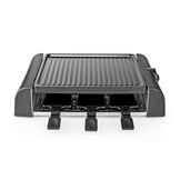 Nedis FCRA220FBK6 Gourmetstel voor 6 personen (Raclette, Grill, 1000W)