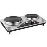 Teesa TSA0203 Elektrische Kookplaat (2 pits, 2500W, RVS)