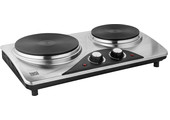 Teesa TSA0203 Elektrische Kookplaat (2 pits, 2500W, RVS)