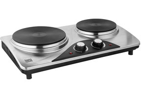 Teesa TSA0203 Elektrische Kookplaat (2 pits, 2500W, RVS)