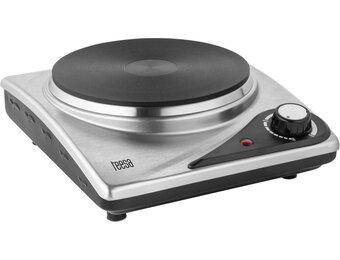 Teesa TSA0202 Elektrische Kookplaat (1 pits, 1500W, RVS)