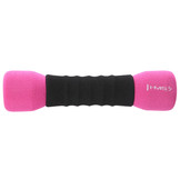 HMS CM06 Zachte Dumbbellset 2x 1 kg - Roze