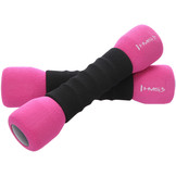 HMS CM06 Zachte Dumbbellset 2x 1 kg - Roze