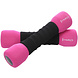 HMS HMS CM06 Zachte Dumbbellset 2x 1 kg - Roze HMS HMS CM06 Zachte Dumbbellset 2x 1 kg - Roze