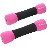 HMS CM06 Zachte Dumbbellset 2x 1 kg - Roze
