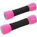HMS HMS CM06 Zachte Dumbbellset 2x 1 kg - Roze HMS HMS CM06 Zachte Dumbbellset 2x 1 kg - Roze