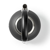 Nedis KAWK310EGY Waterkoker (Grijs, 360° draaibaar, Thermometer, 1,7L)