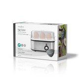 Nedis KAEB120EAL Eierkoker voor 3 Eieren - RVS