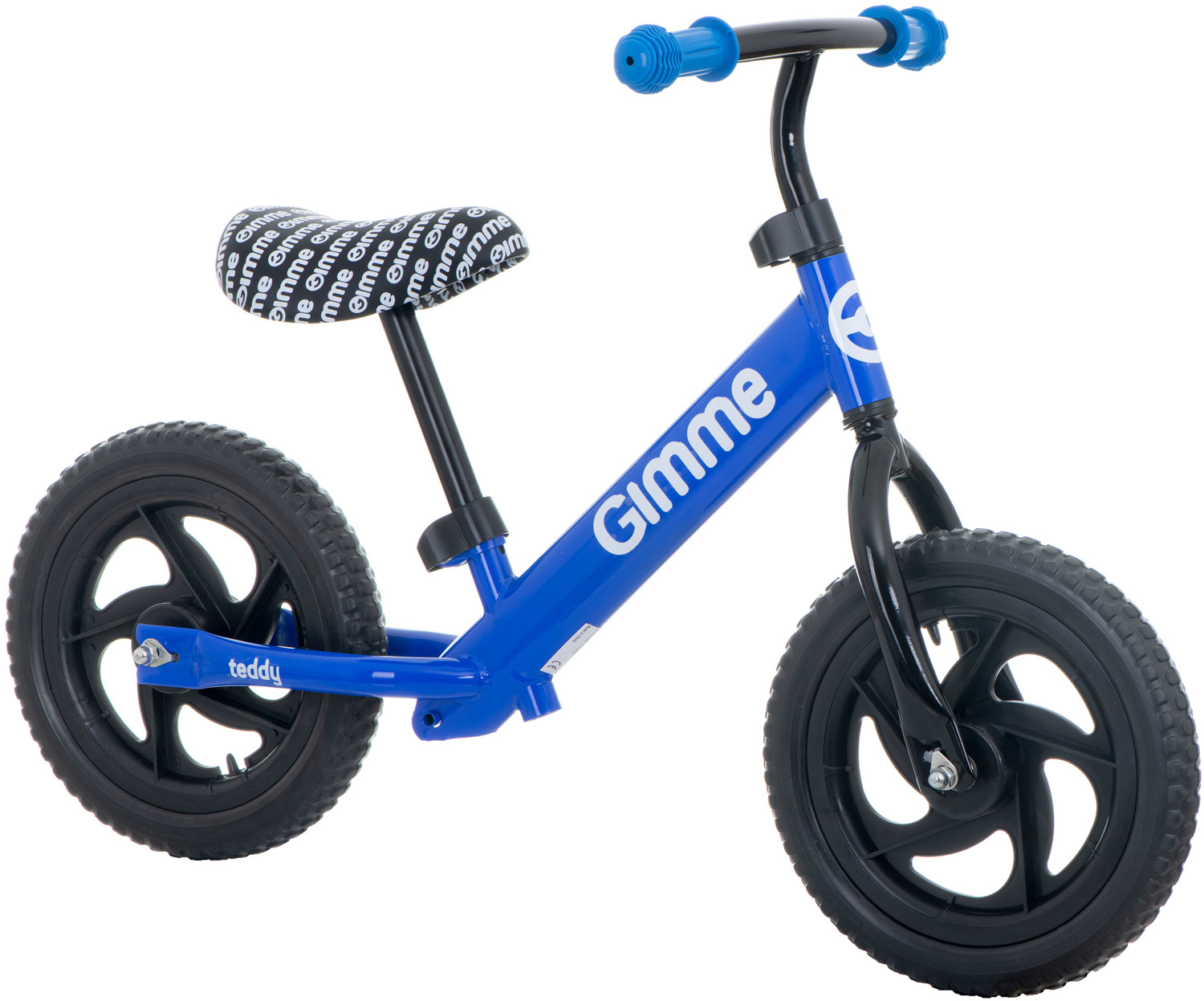 Gimme Teddy Loopfiets Blauw - Leeftijd 3+