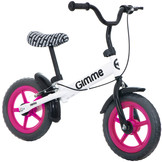 Gimme Nemo Loopfiets met Rem Roze - Leeftijd 2+