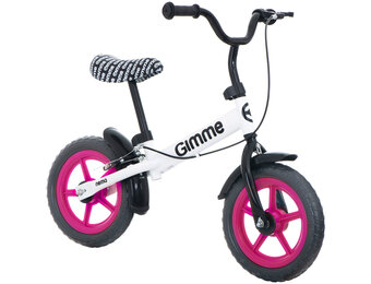 Gimme Nemo Loopfiets met Rem - Roze