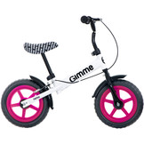 Gimme Nemo Loopfiets met Rem Roze - Leeftijd 2+