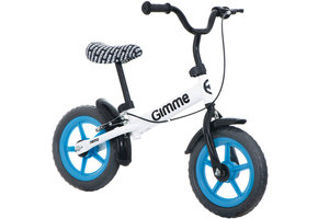 Gimme Nemo Loopfiets met Rem - Blauw