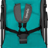 Lionelo Emma Plus Buggy Vivid Turquoise met Luiertas