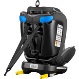 Lionelo Bastiaan Autostoel (Zwart-grijs, Isofix, 360°, 0-36 kg)