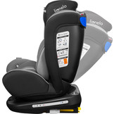 Lionelo Bastiaan Autostoel (Zwart-grijs, Isofix, 360°, 0-36 kg)