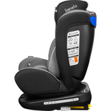 Lionelo Bastiaan Autostoel (Zwart-grijs, Isofix, 360°, 0-36 kg)