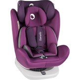 Lionelo Bastiaan Autostoel (Paars, Isofix, 360°, 0-36 kg)